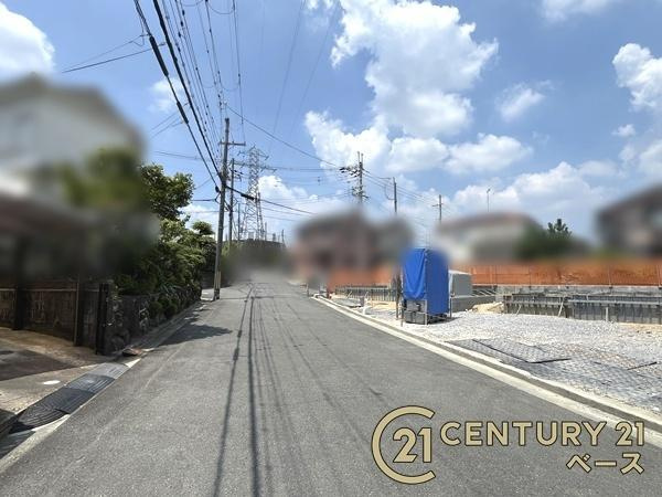 大和郡山市九条町 １号棟 ／新築一戸建の前面道路含む現地写真|■現地撮影写真■落ち着いた雰囲気の住宅地です！ぜひお気軽にお問い合わせください！