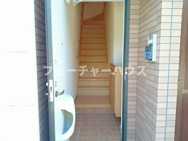 パインコーンＡの玄関|毎日通る玄関はこちらです