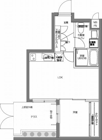 パティーナV代々木上原の間取り