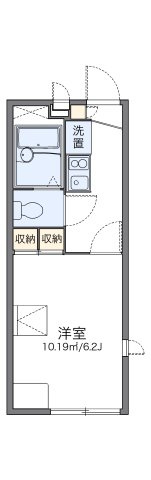 レオパレスオービラージュの間取り