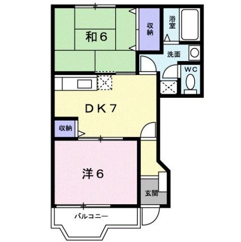 【間取り】 | プリマベーラ古国府Ⅱ