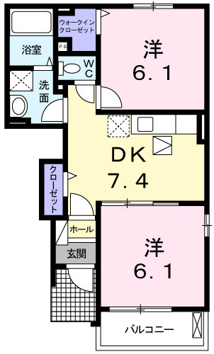 【間取り】 | サニーレジデンス　Ｂ