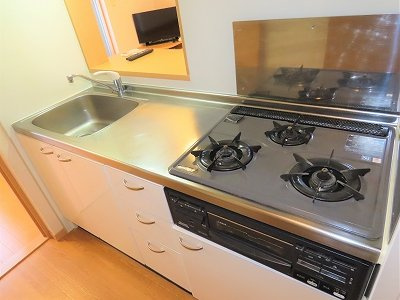 レオパレス柊のキッチン|設備・仕様は号室により異なる為、現状を優先いたします。