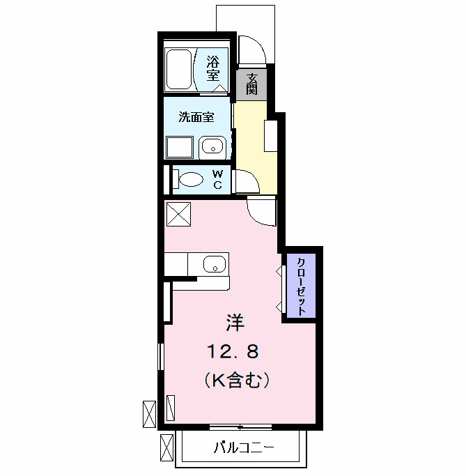 ラルジュ・ツカサ　マテルネルの間取り
