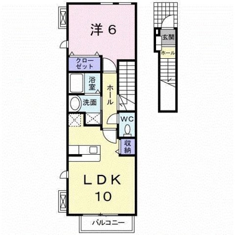 クラールの間取り