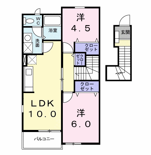 アフロートの間取り
