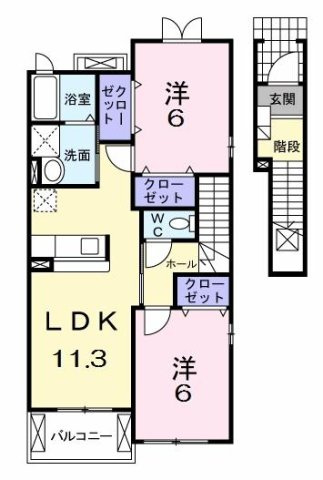 エントピアＣの間取り