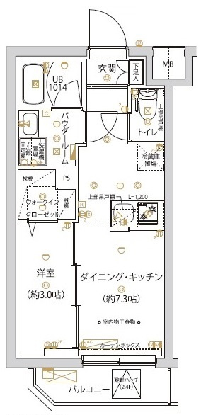 SPコート千川の間取り