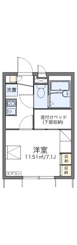 レオパレスＯＭＯＴＥⅢの間取り|代表的な間取のため実際の間取とは異なる場合があります