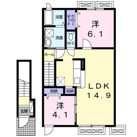 【間取り】 | オークウェルスⅠ