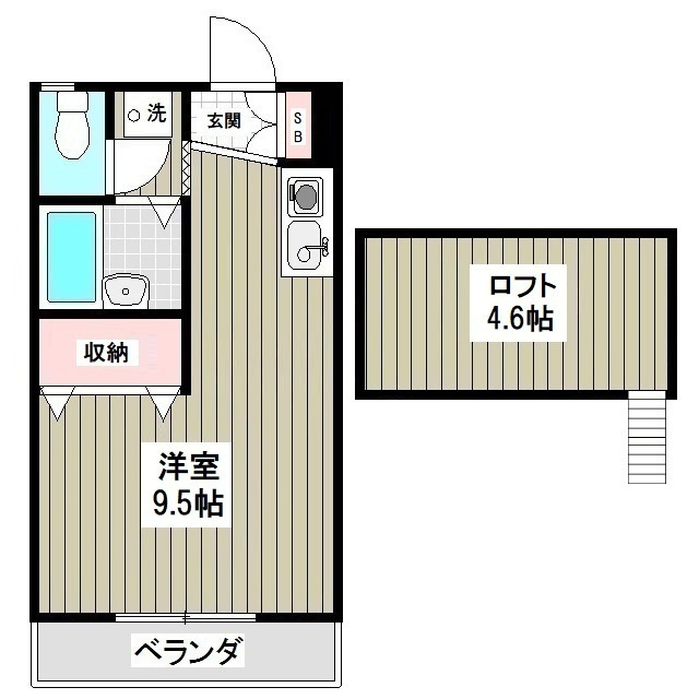フロンティアⅠＡ棟の間取り