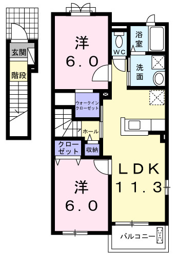 ニューカレントＢの間取り