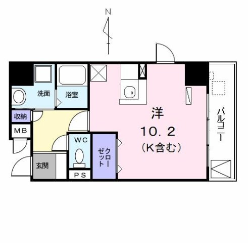 ベル　アンジュの間取り