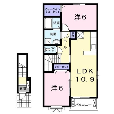 コッティＡの間取り