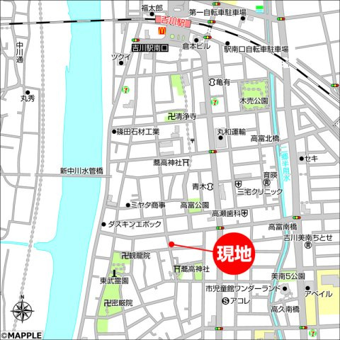 ALTO TERRACEの地図