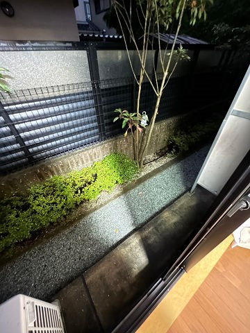 レオパレス琴の浦のバルコニー