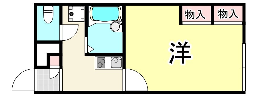 レオパレス琴の浦の間取り