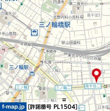 プレミアム三ノ輪の地図