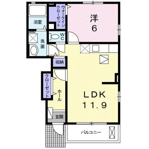 ルミエールⅢの間取り
