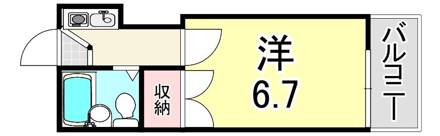 リビエラ武庫川の間取り