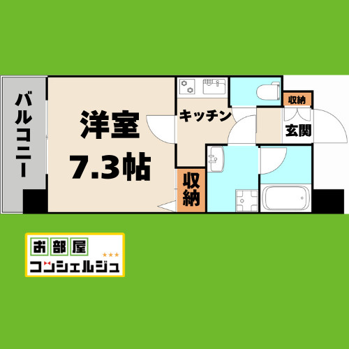 エコロジー栄レジデンスの間取り