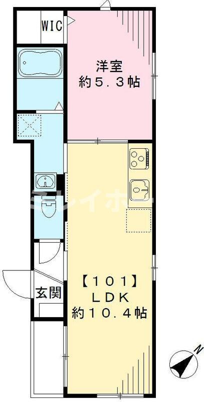 パストラーレ嶺町の間取り