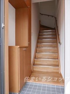 エスポワール安芸Ⅱの玄関|シューズボックス