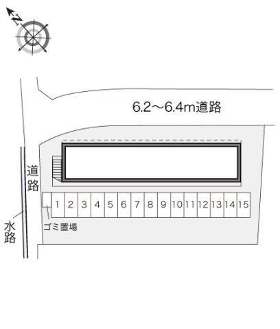 レオパレス城南の区画図