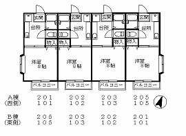 【間取り】 | ドエルエンジェルB棟