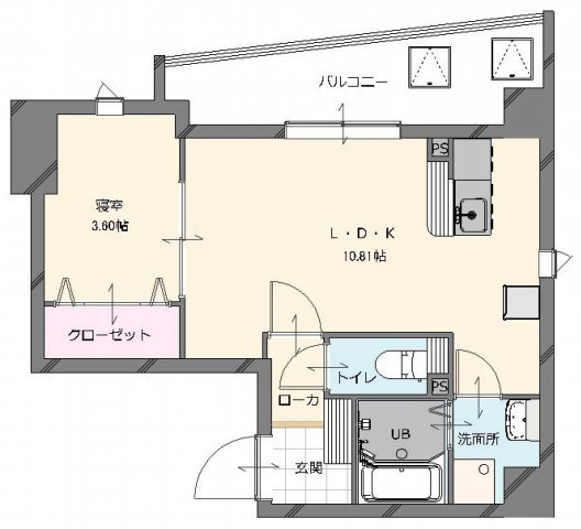【間取り】 | La Cienega博多南