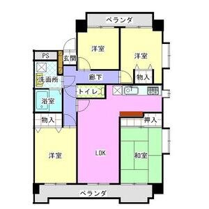 【間取り】 | スカイヒルズ植田