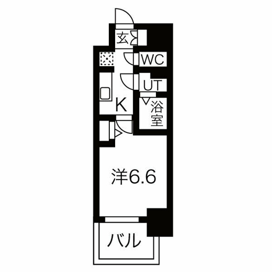 【間取り】 | メイクス名駅南Ⅱ