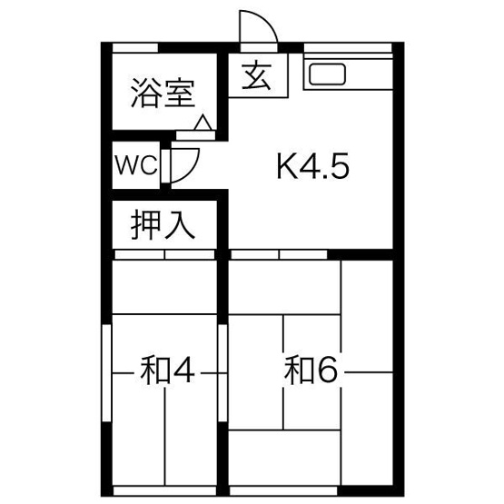 【間取り】 | 山守荘