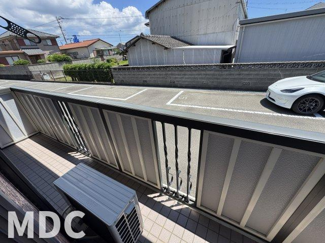 トアエーユBのバルコニー