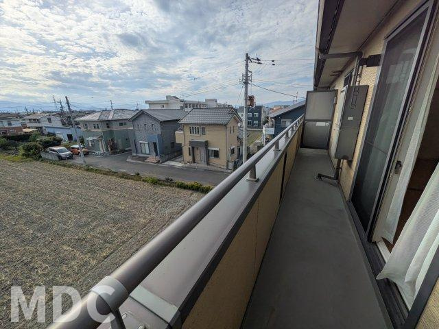 リヴェール北島のバルコニー