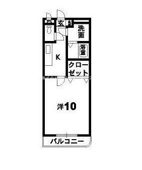 ウエストハイツの間取り