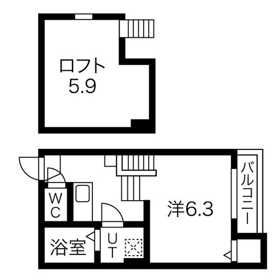 【間取り】 | ミリオン中村本町