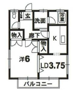 ハイツもみの木の間取り