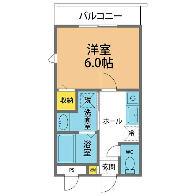 ティラーノ藍住Ⅱ2号棟の間取り