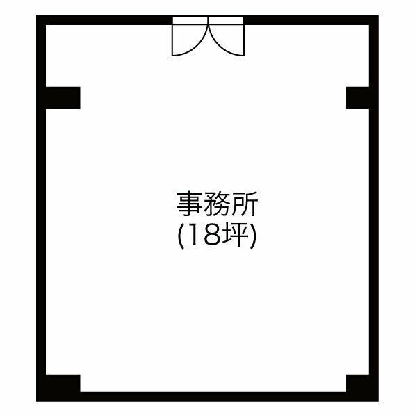 協和錦ビル【　オフィスおすすめ　】の間取り
