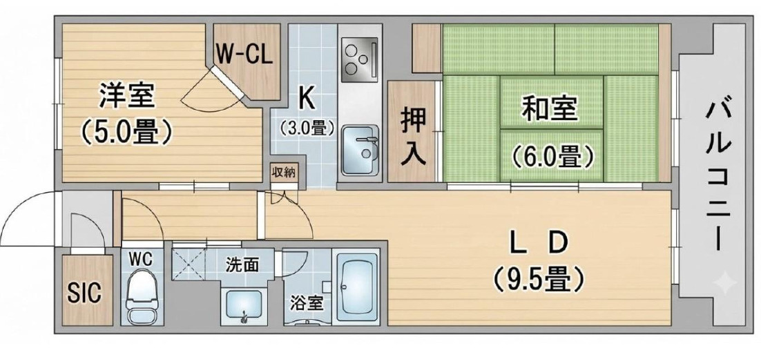 プライムメイツアスタの間取り