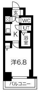 エスライズ難波の間取り