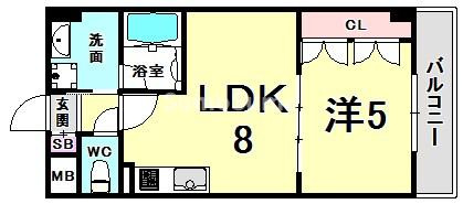 ラフィーノ山手の間取り