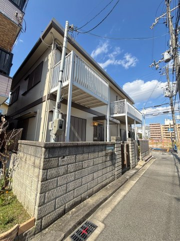 江上町連棟住宅の外観