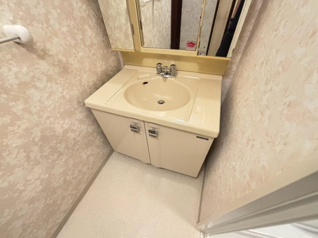 江上町連棟住宅の洗面所
