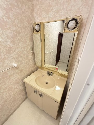 江上町連棟住宅の洗面所