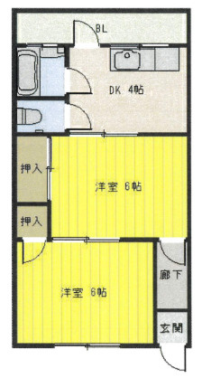 カーサ西山町の間取り