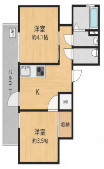 DL心斎橋の間取り