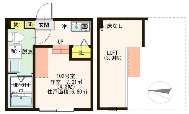 【間取り】 | ハーモニーテラス青井Ⅴ