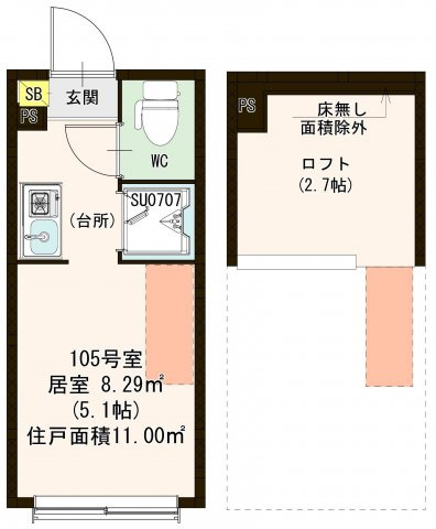 【間取り】 | ハーモニーテラス王子Ⅲ